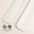 XCWIIE 608 Solid Wood 6-Blade Smart Ceiling Fan with Dimmable LED Light