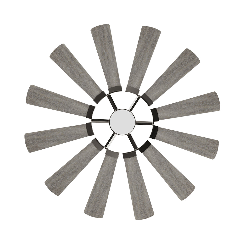 XCWIIE 121 12-Blade High-Airflow Ceiling Fan with Light