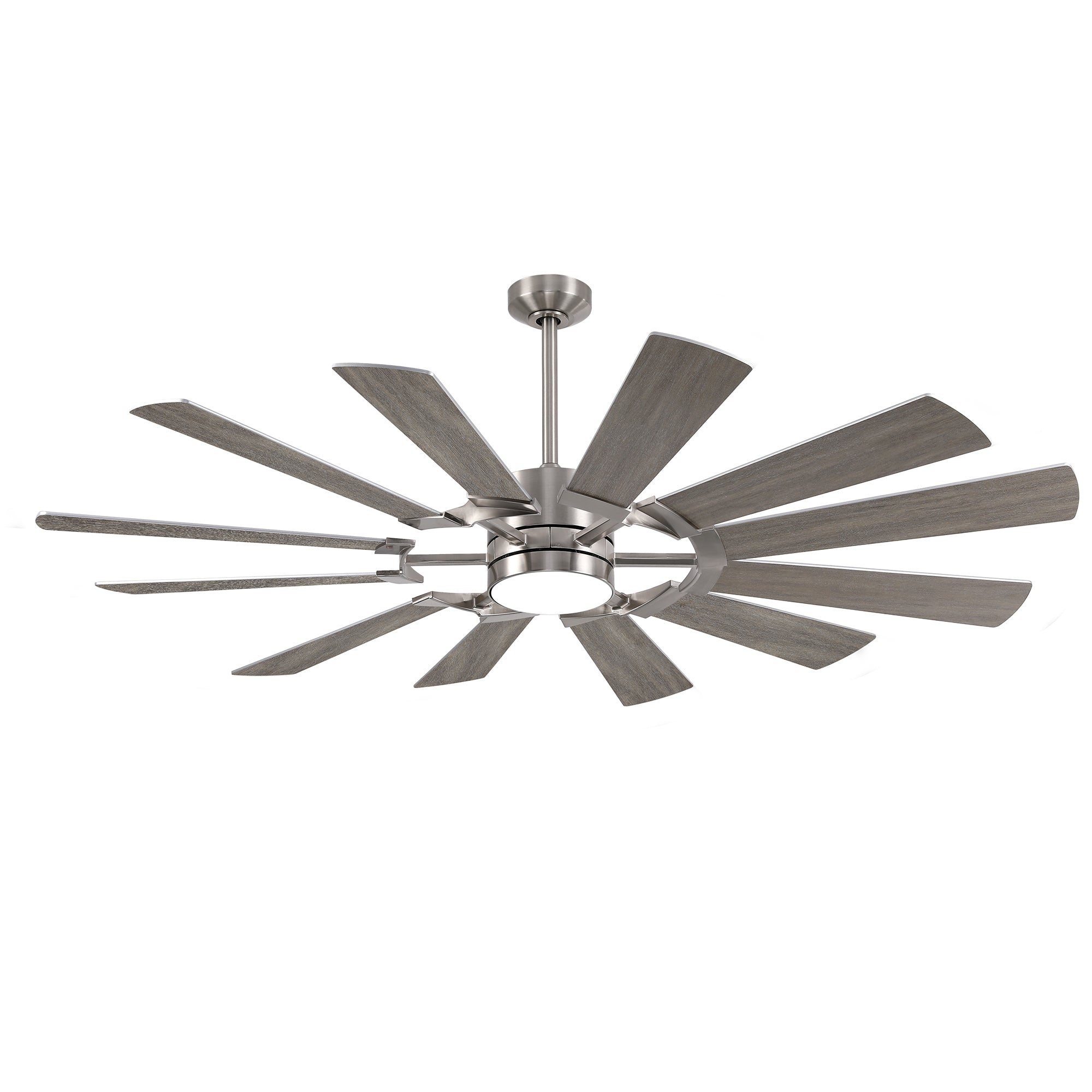XCWIIE 121 12-Blade High-Airflow Ceiling Fan with Light
