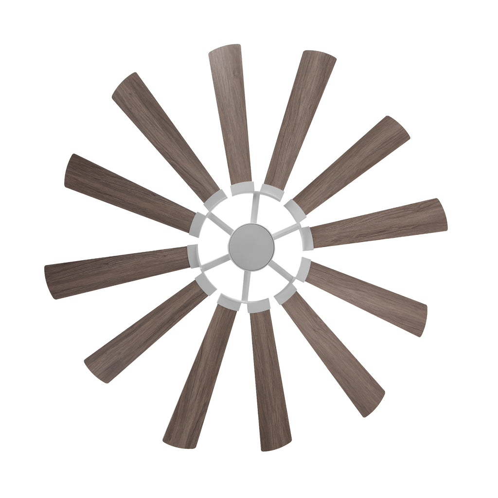 XCWIIE 121 12-Blade High-Airflow Ceiling Fan with Light
