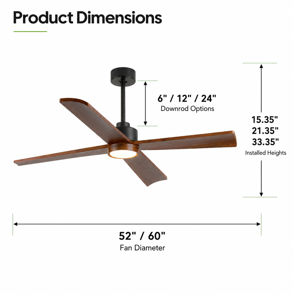 XCWIIE 403 Smart Ceiling Fan with Light