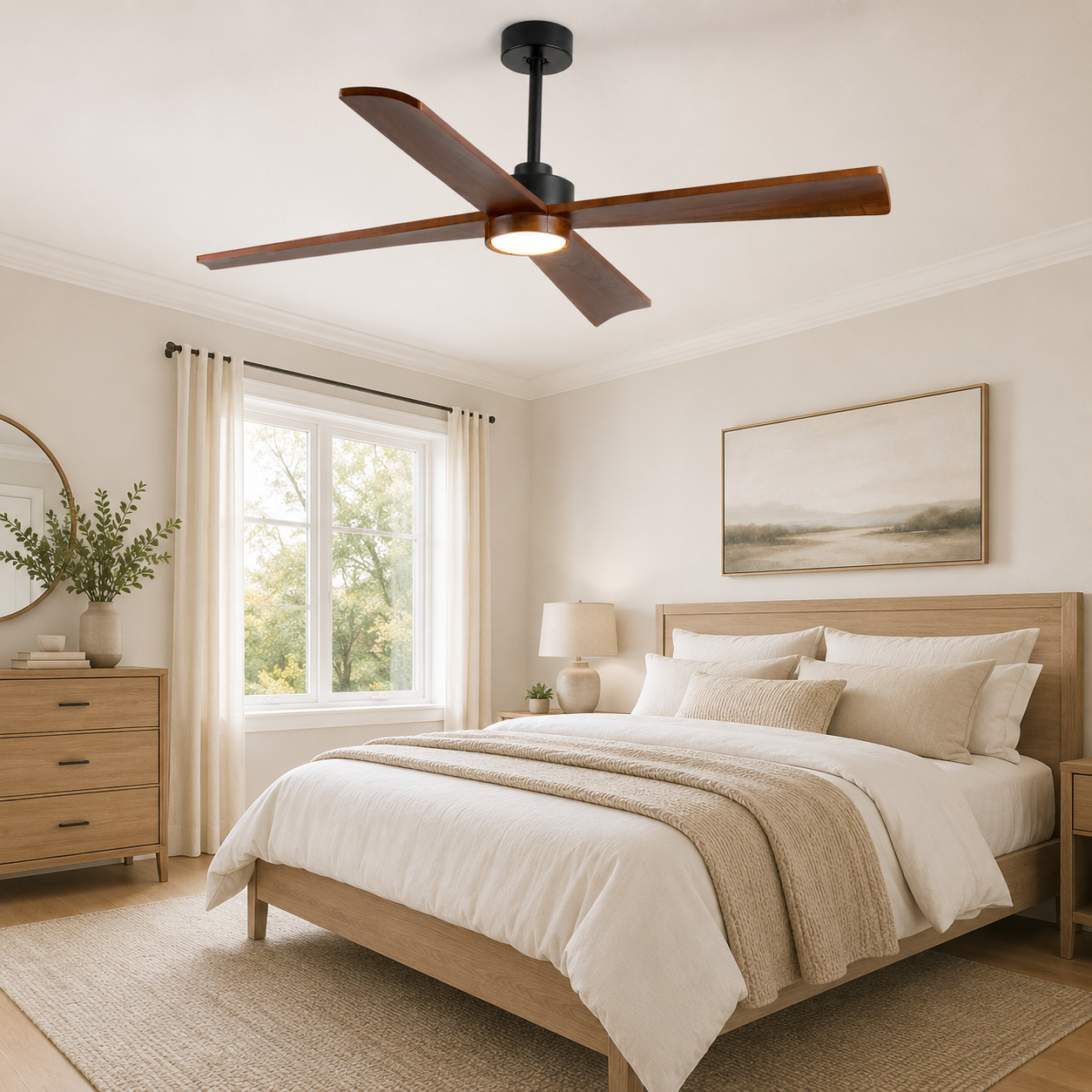 XCWIIE 403 Smart Ceiling Fan with Light